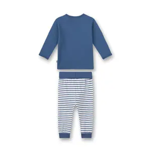 Long 2-piece cotton baby pajamas Sanetta image-1