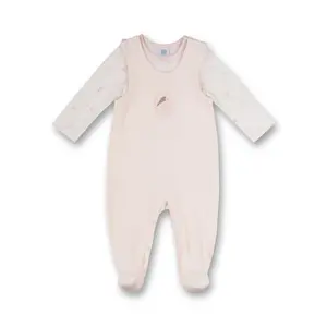 Baby girl long sleeve romper Sanetta image-0