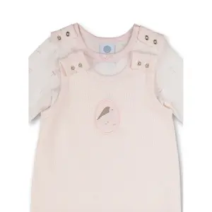 Baby girl long sleeve romper Sanetta image-2