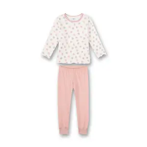 2 pieces baby girl pyjamas Sanetta image-0