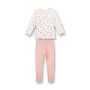 2 pieces baby girl pyjamas Sanetta image-1