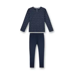 Girl's 2-piece long pajamas Sanetta image-0