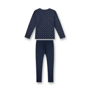 Girl's 2-piece long pajamas Sanetta image-1