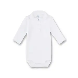 Baby girl bodysuit with collar Sanetta image-0