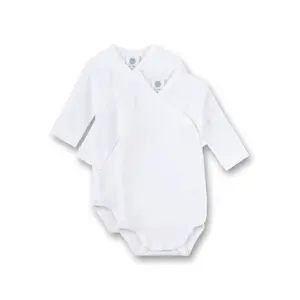 Long-sleeved baby bodysuits Sanetta (x2) image-0