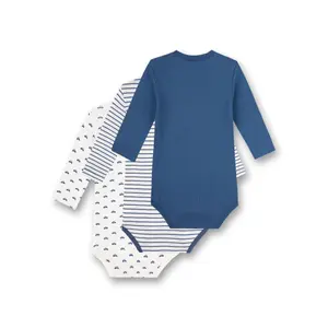 Long-sleeved baby bodysuits Sanetta (x3) image-1