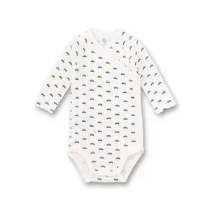 Baby long sleeve bodysuit Sanetta Wrapover image-0