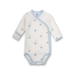 Baby long sleeve bodysuit Sanetta Wrapover image-0