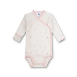 Baby girl bodysuit Sanetta Wrapover image-0
