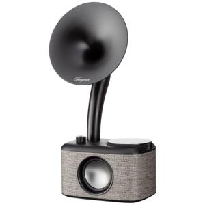 Gramophone table radio, dab+, fm aux, bluetooth, usb, touch screen, rechargeable Sangean CP-100D image-1