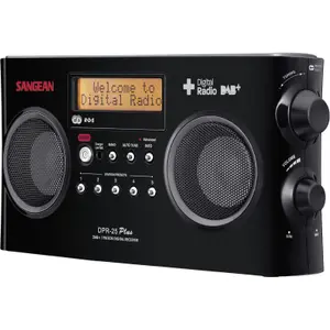Φορητό ραδιόφωνο DAB+, FM AUX με φορτιστή μπαταρίας Sangean DPR-25+ image-1