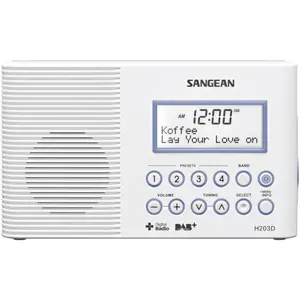 Radio de salle de bain DAB+, FM, torche, étanche Sangean H-203D image-0