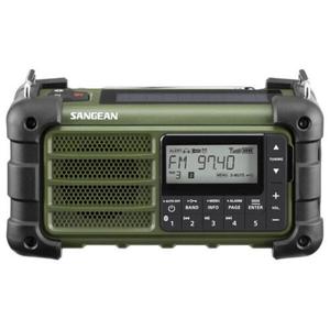 Udendørs fm-nødradio, bluetooth, solcellepanel, stænk- og støvafvisende, lommelygte Sangean MMR-99