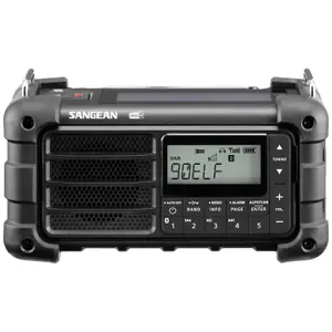 Udendørs radio dab+, dab, fm nødradio, bluetooth solpanel, stænk- og støvafvisende Sangean MMR-99