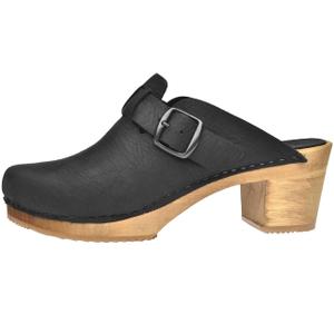 Damskie chodaki Sanita Wood-Malulo Square image-1