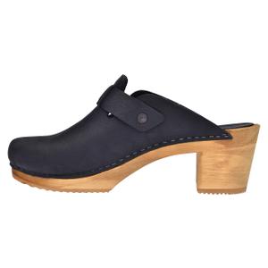 Damskie chodaki Sanita Wood-Malulo Square image-2