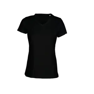 T-shirt com decote em V para mulher Sans Etiquette Superb