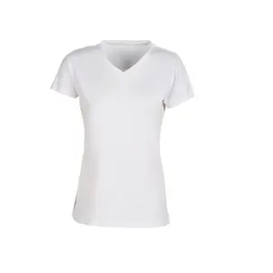 T-shirt com decote em V para mulher Sans Etiquette Superb