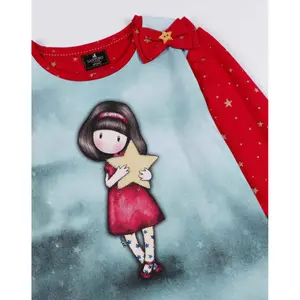 Girls' long-sleeve pyjamas Santoro London My Star image-4