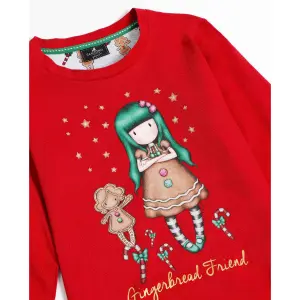 Girls' long-sleeve pyjamas Santoro London Gingerbread Friend image-2