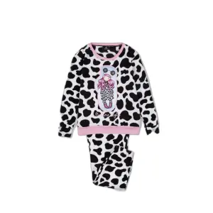 Warm long-sleeved pyjamas for girls Santoro London Aurores boréales image-0