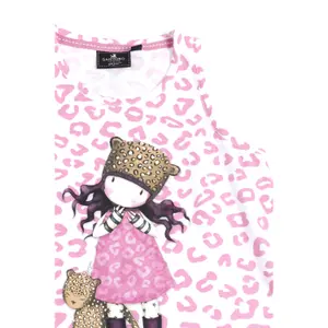 Girl's sleeveless t-shirt dress Santoro London Purrrfect Love image-2