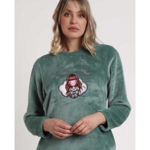 Women's warm long sleeve pyjamas Santoro London Be Kind To The Planet image-3