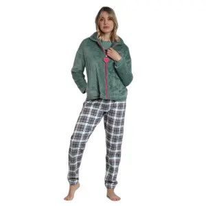 Warm long-sleeve robe for women Santoro London Be Kind To The Planet