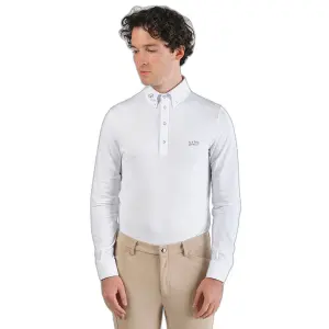 Reitturnierhemd Langarm Sarm Hippique Adam image-0