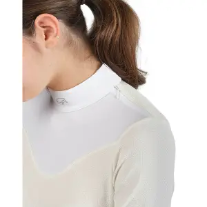 Chemise d'équitation de concours manches longues femme Sarm Hippique Dalia image-2