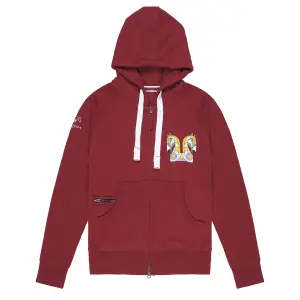 Sweatshirt équitation à capuche zippé femme Sarm Hippique Felpa D4 image-0