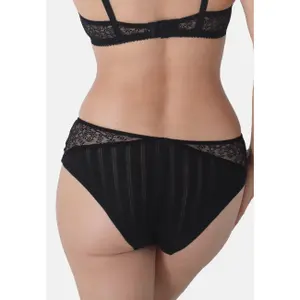 Women's mid-rise panties Sassa Natural Stripe image-1