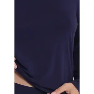 Nattlinne med långa ärmar randig kvinna Sassa Casual Comfort image-3