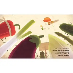 Children's book Sassi Legumes En Colere image-1