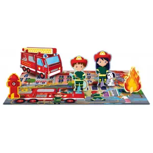 Puzzle Sassi Les Pompiers image-1