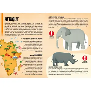 Children's book Sassi Les Animaux. Les Espèces Menacées De La Planete image-3