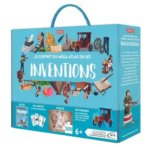 Le coffret des inventions children's book Sassi Mega Atlas image-3