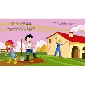 Children's book Sassi Le jardin bio - Nina et Nello image-2