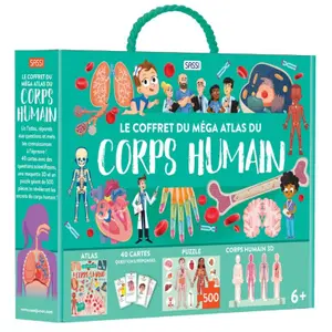 Le coffret du corps humain children's book Sassi Mega Atlas image-0