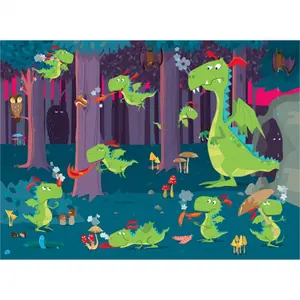 Puzzle Sassi La Foret Des Dragons image-0