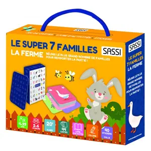 Card games Sassi Le Super 7 Familles. La Ferme image-0