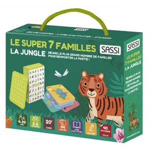 Card games Sassi Le Super 7 Familles. La Jungle image-3