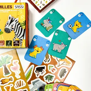 Card games Sassi Le Super 7 Familles. La Savane image-0