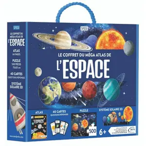 Children's book le coffret de l'espace ne Sassi Atlas image-0