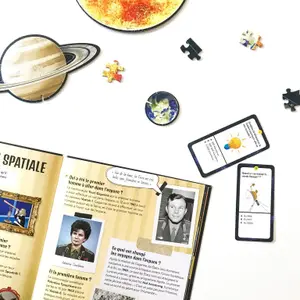 Children's book le coffret de l'espace ne Sassi Atlas image-2