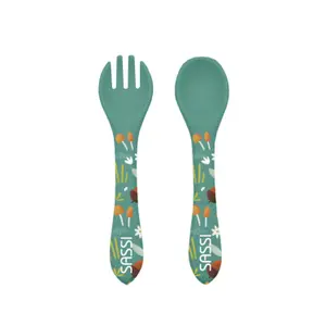 Posate per bambini Sassi Crunchy le Renard image-0