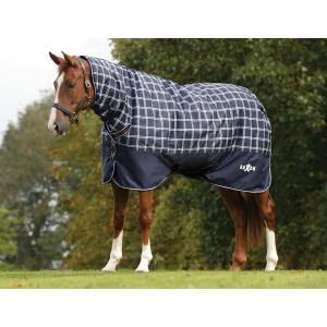 1006341005-outdoor-decke-fur-pferde-saxon-defiant-combo-200g-navy-plaid