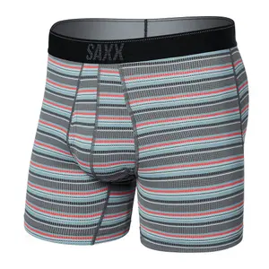 Boxershorts med gylf i mesh Saxx Quest Quick Dry image-0