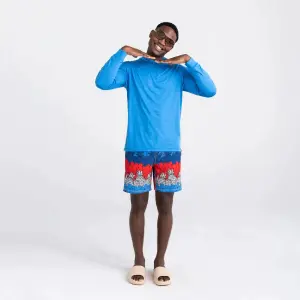 Calções de banho 2 em 1 Saxx Oh Buoy 18 cm image-1