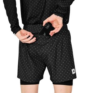 Short 2 in 1 Saysky Reflective Polka Pace 5" image-3